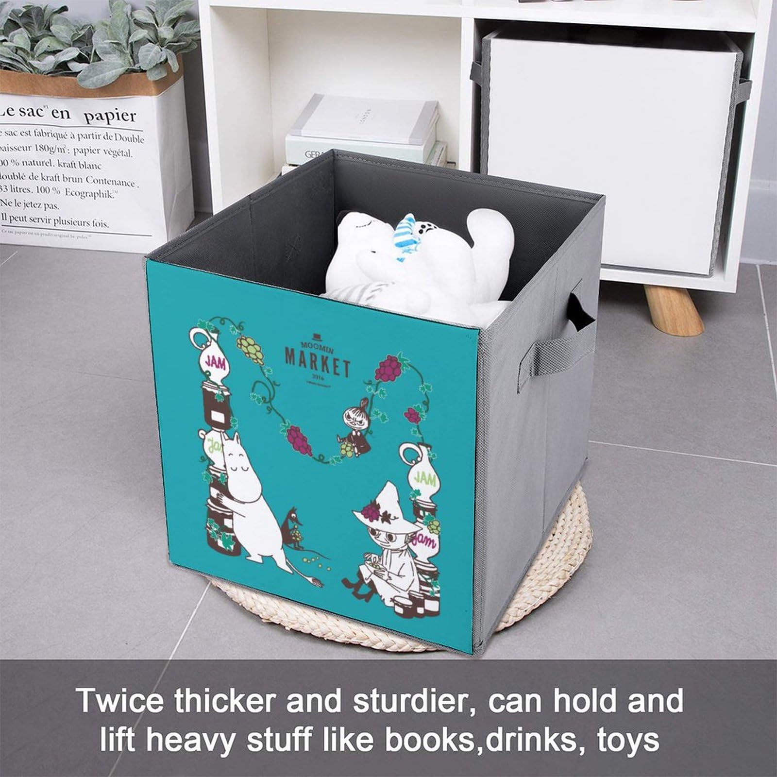 Amazon｜ムーミン スナフキン 収納ボックス 収納ケース 整理用